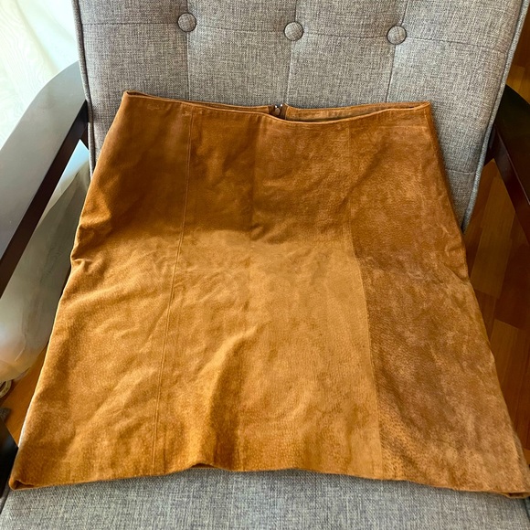 100% real suede vintage skirt - Picture 3 of 3